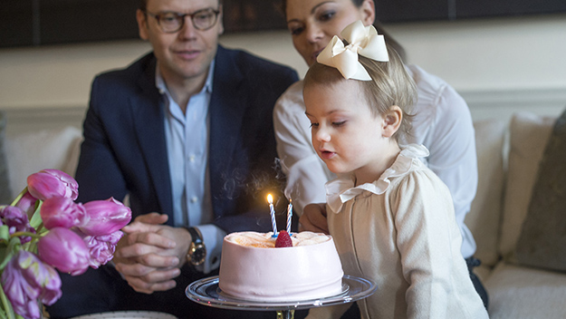 Sweden's Princess Estelle turns two years old