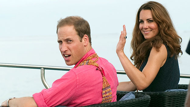 Prince William and Kate Middleton in the South Pacific