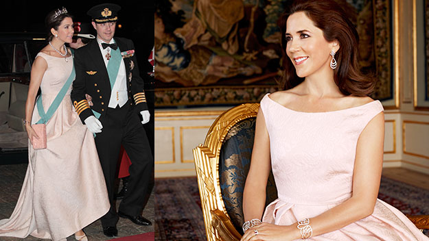Crown Princess Mary this week, and during The Weekly's photo shoot.