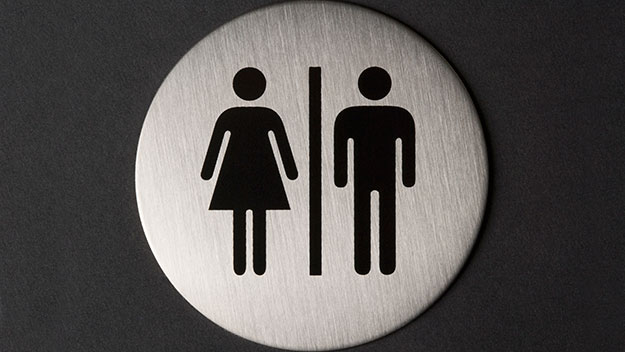 Male and Female bathroom sign 