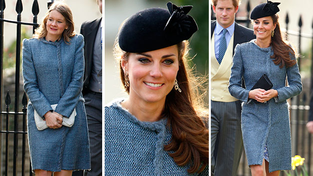 Kate and the unknown wedding guest wore the same Missoni coat.