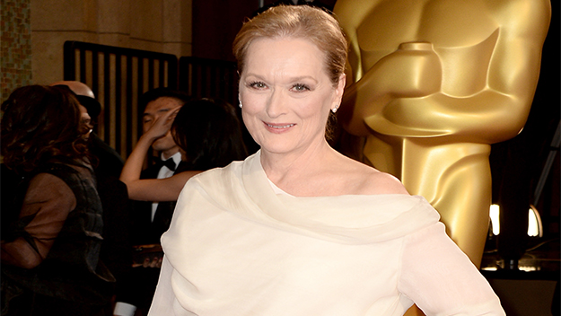 Meryl Streep at the 2014 Oscars.
