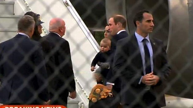 The Duke and Duchess of Cambridge arrive in Sydney