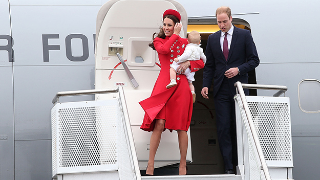 Prince William, Kate Middleton and Prince George in New Zealand