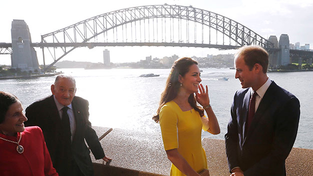 Prince William and Kate Middleton, Harbour Bridge, Sydney