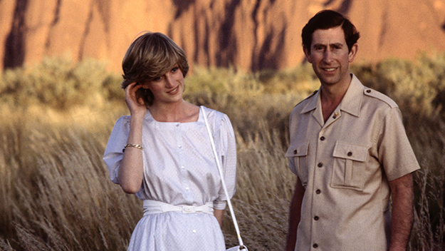 Prince Charles and Princess Diana at Uluru