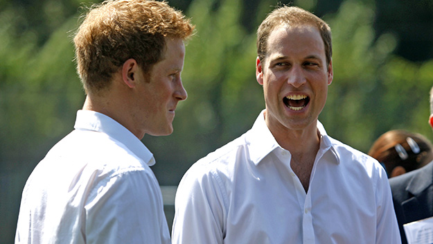 Prince William and Prince Harry told to behave at Memphis wedding