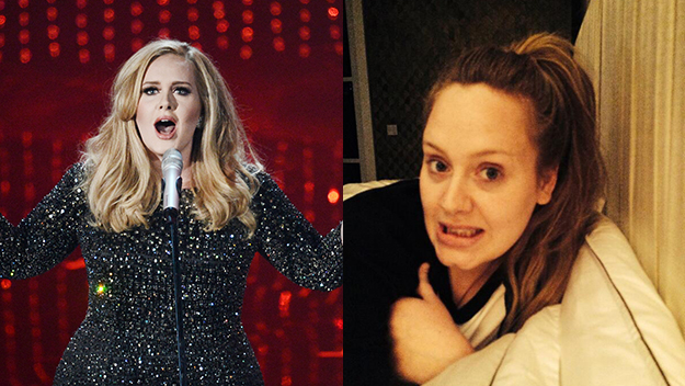 Adele no makeup