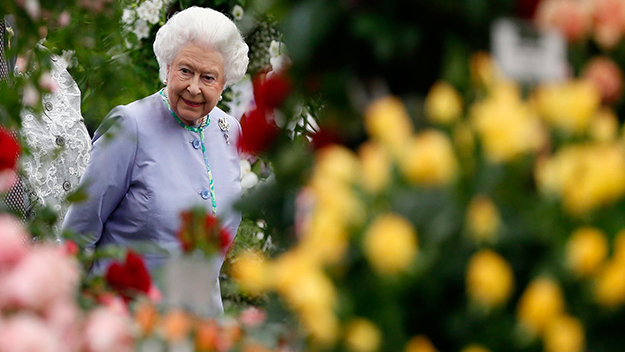 Queen Elizabeth flower show