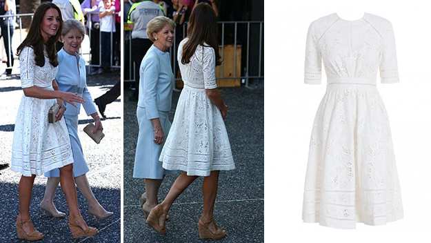 The Duchess wears the dress to the Royal Easter Show