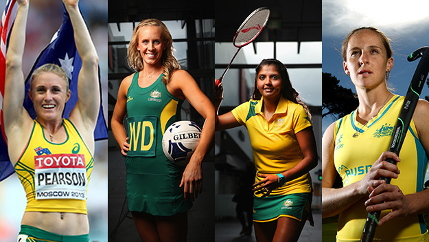 The girls of the Commonwealth Games