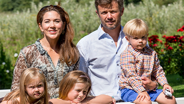 Princess Mary and her family 