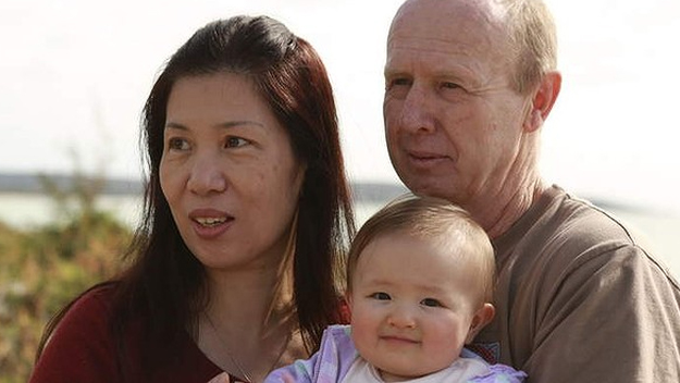 David and Wendy Farnell with their daughter Pipah