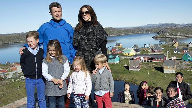 Princess Mary and Prince Frederick in Greenland 