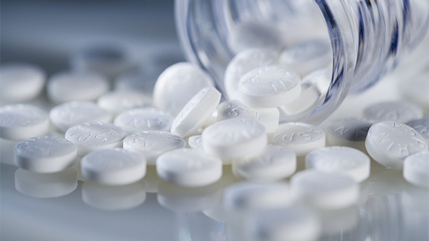 aspirin tablets, stock image 