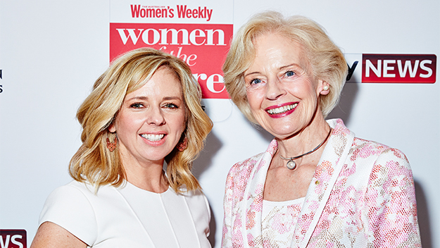 Editor-in-chief, Helen McCabe with Dame Quentin Bryce, former Governer General fo Australia