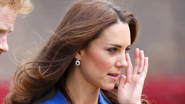 Kate Middleton sad