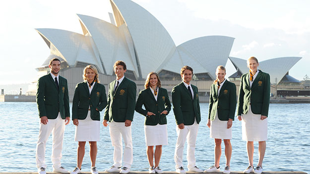 Sportscraft unveiling the 2012 Olympic uniforms.