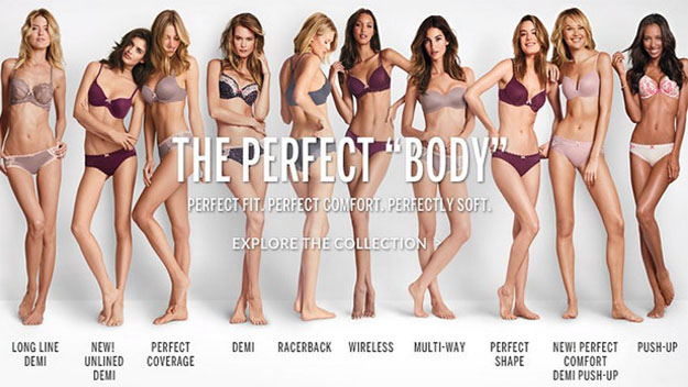 Victoria's Secret The Perfect Body campaign. The controversial advertisement. Picture: Victoria's Secret