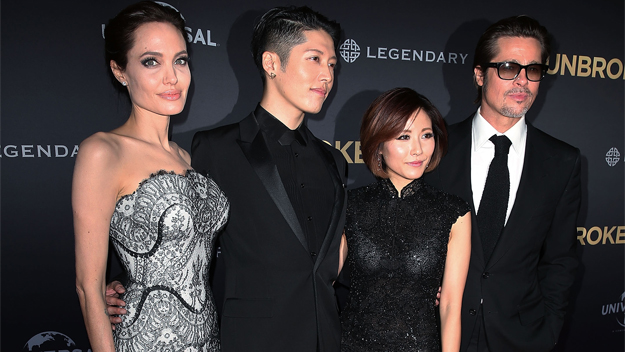 Angelina Jolie, Melody Ishihara, Miyavi Ishihara and Brad Pitt.