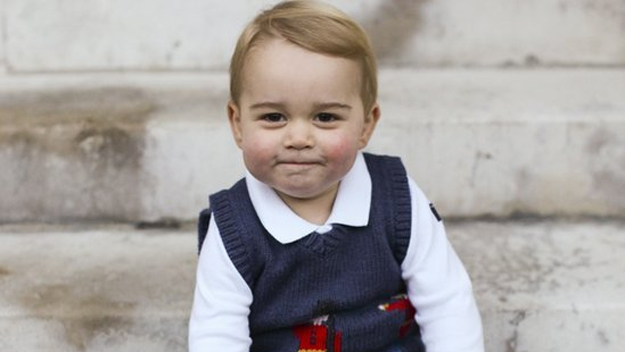 Prince George Christmas photo