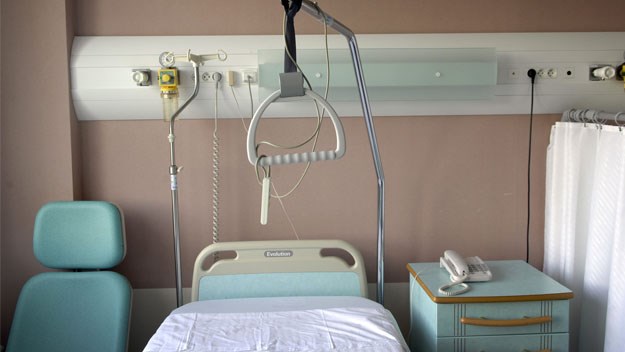 hospital bed, stock image