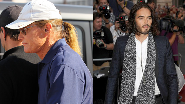 Bruce Jenner and Russell Brand