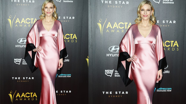 Cate Blanchett caught the bus to the AACTA awards