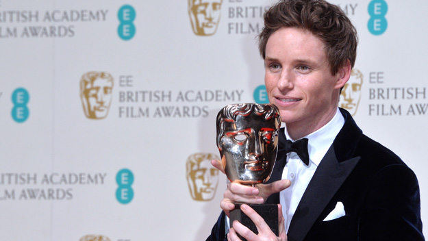 Eddie Redmayne wins a BAFTA