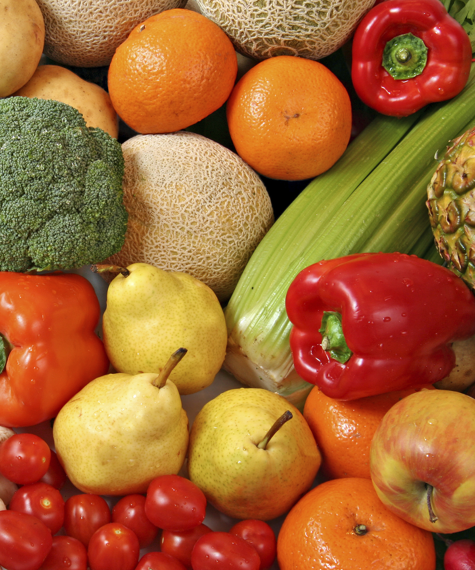 eat fibre vegetables, fruit, thinkstock