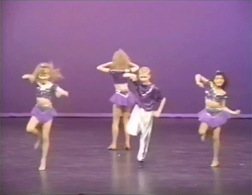 Ryan Gosling dancing in 1992 at his old dance school