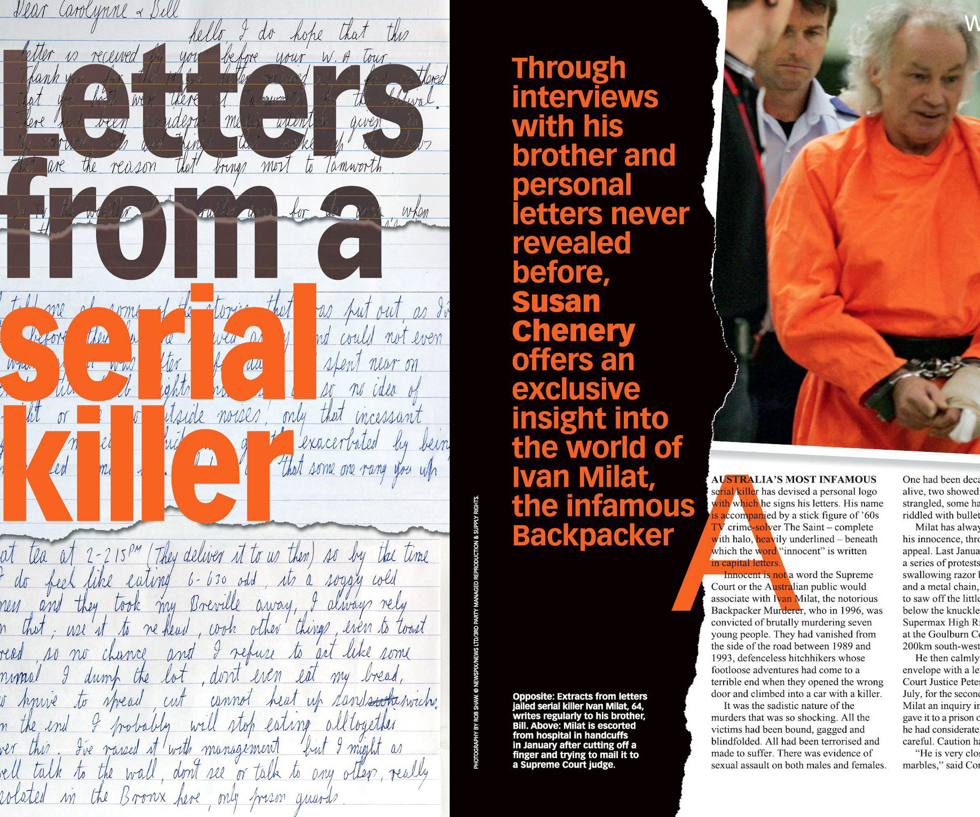 Serial killer’s letters from jail go viral
