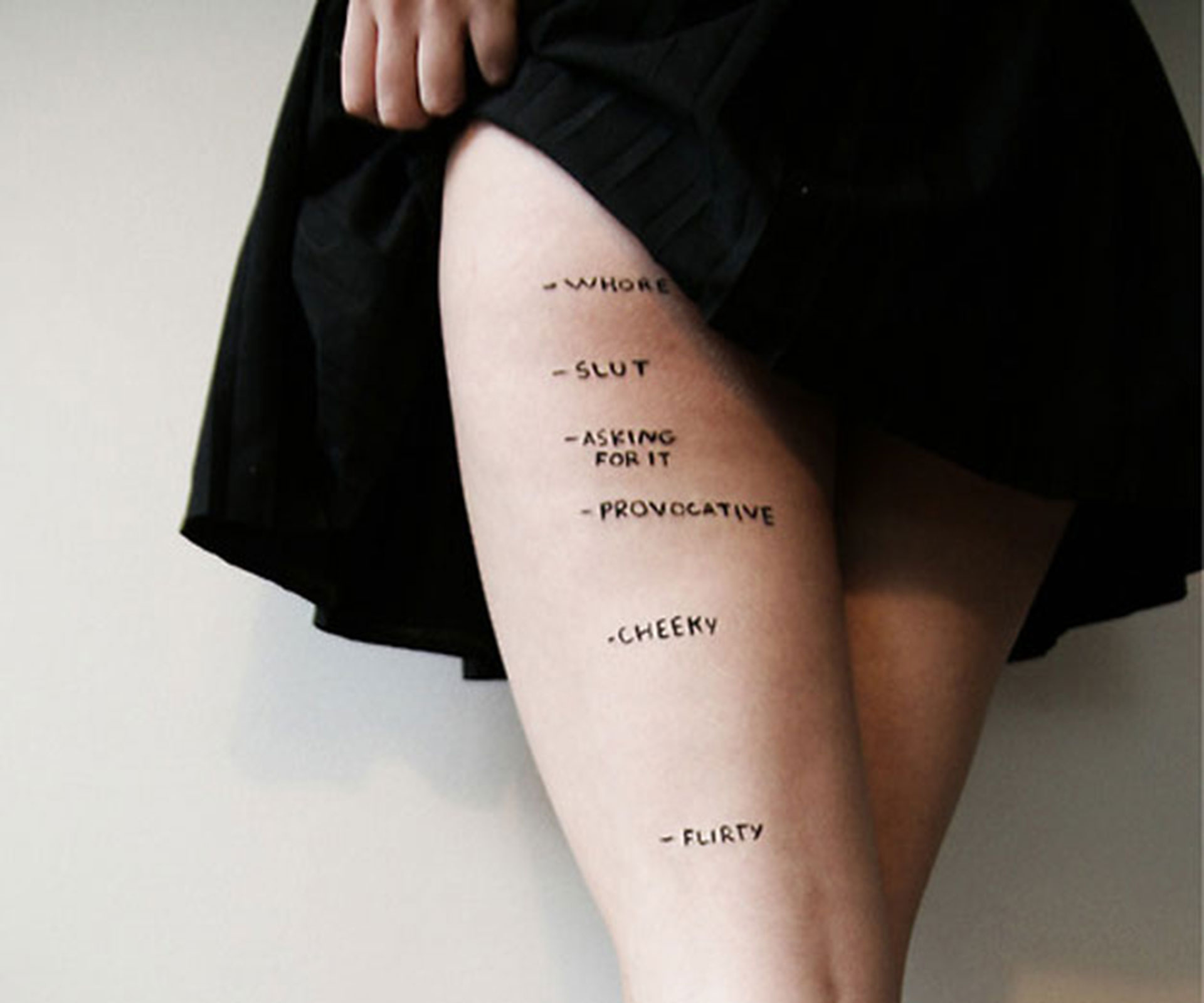 What your skirt length says about you: Artist's image goes viral