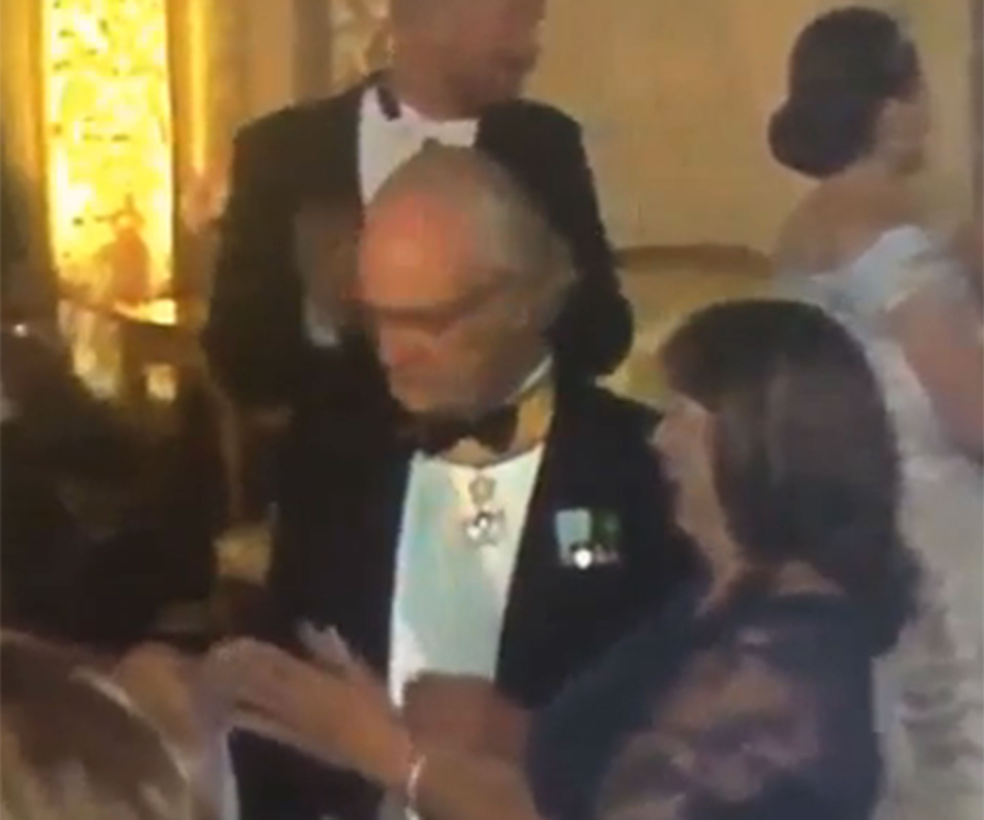 King caught dad dancing at royal wedding