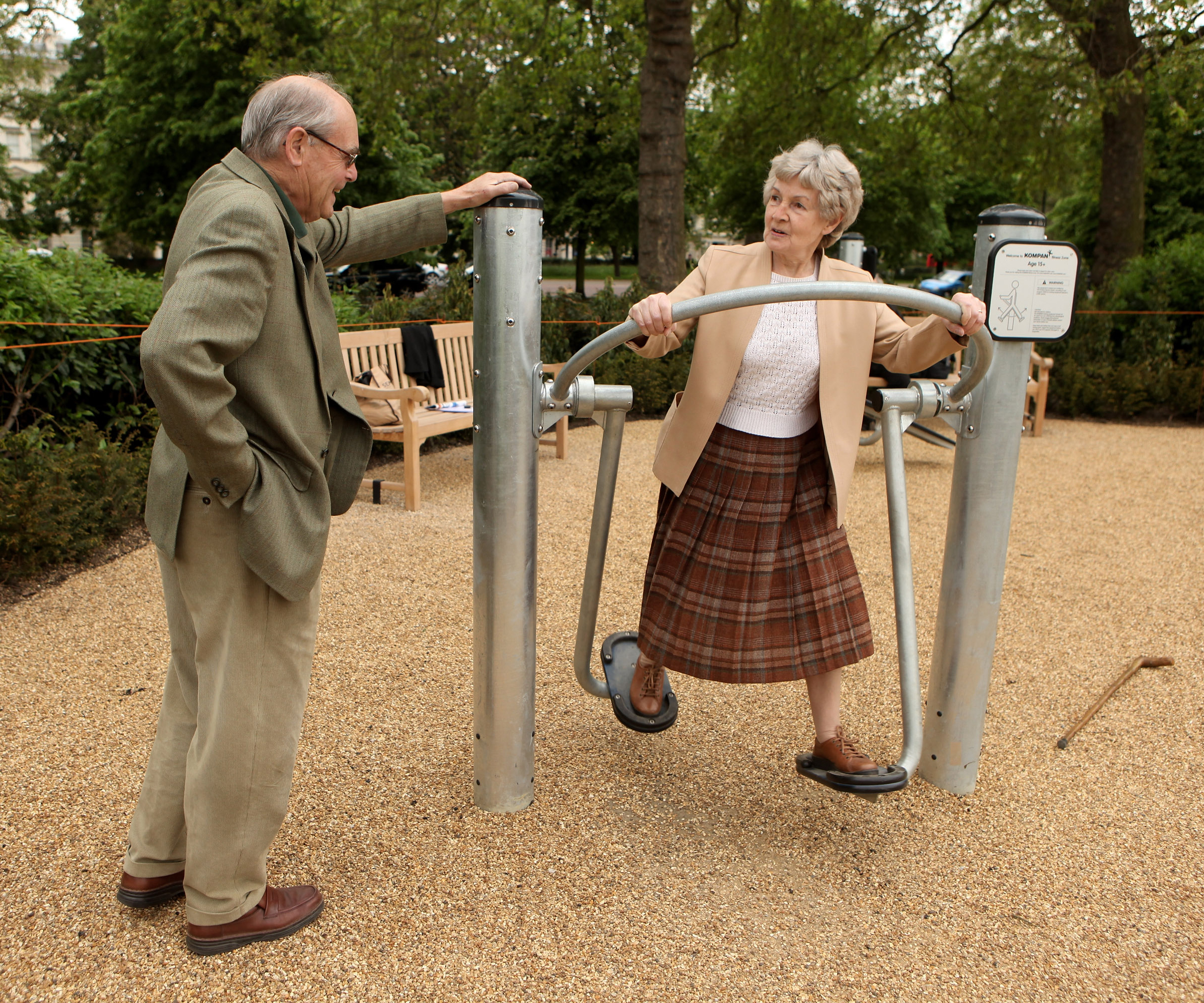 Now there’s playgrounds for grandparents