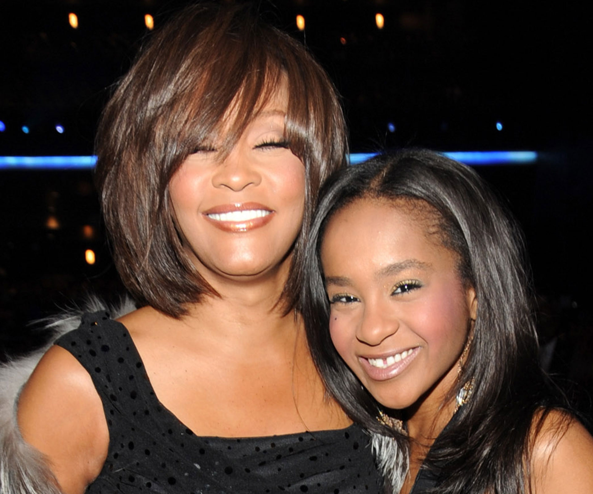 Whitney Houston and daughter Bobbi Kristina 