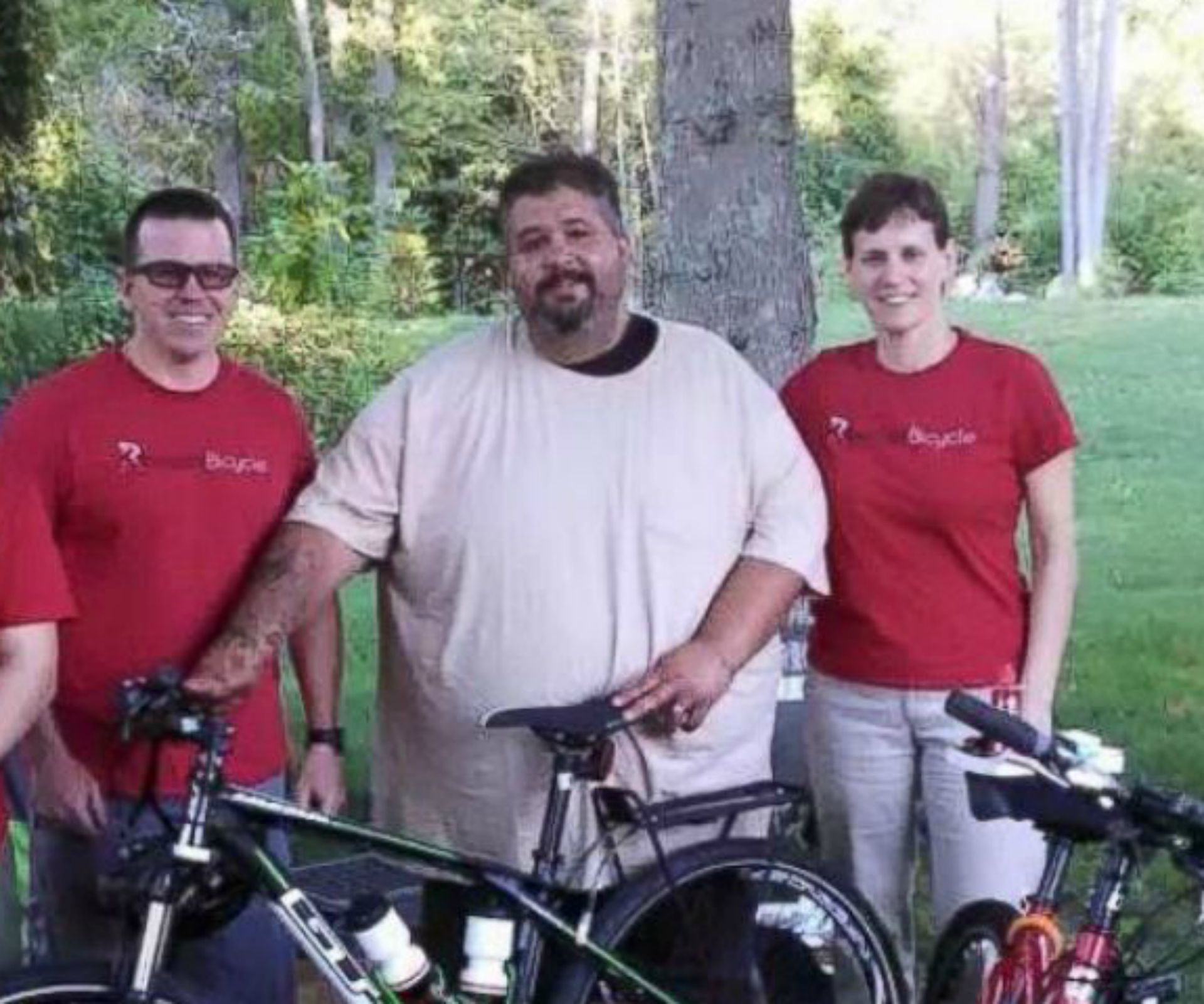 255kg man cycles across country to win back wife