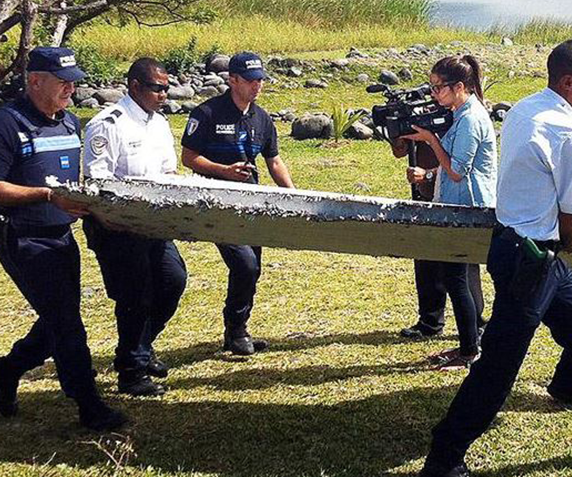 Washed up wing confirmed to be from missing flight MH370