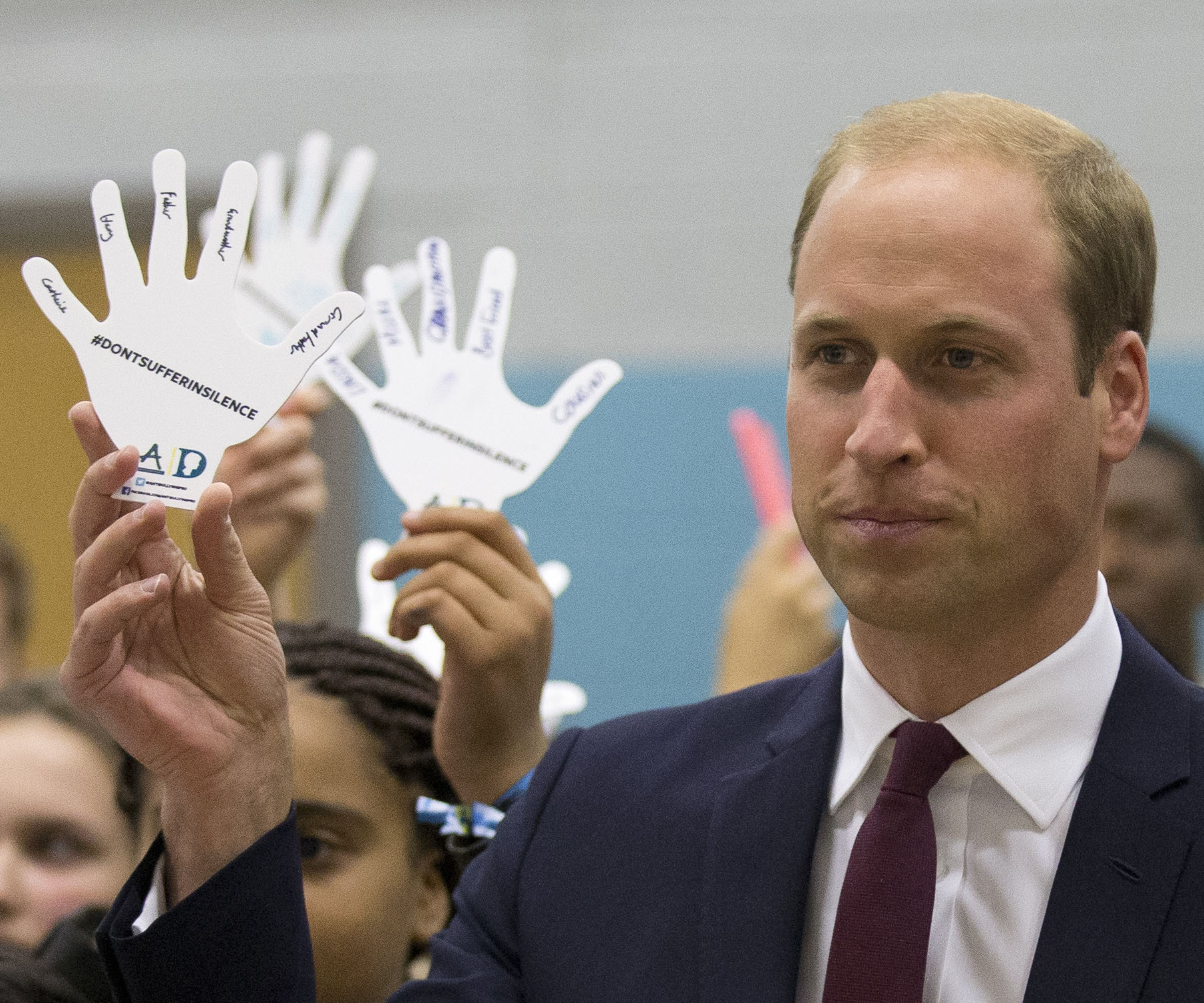 Prince William reveals unlikely support system