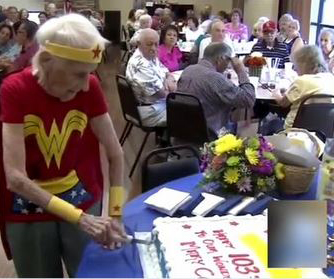 103-year-old ‘Wonder Woman’ celebrates birthday