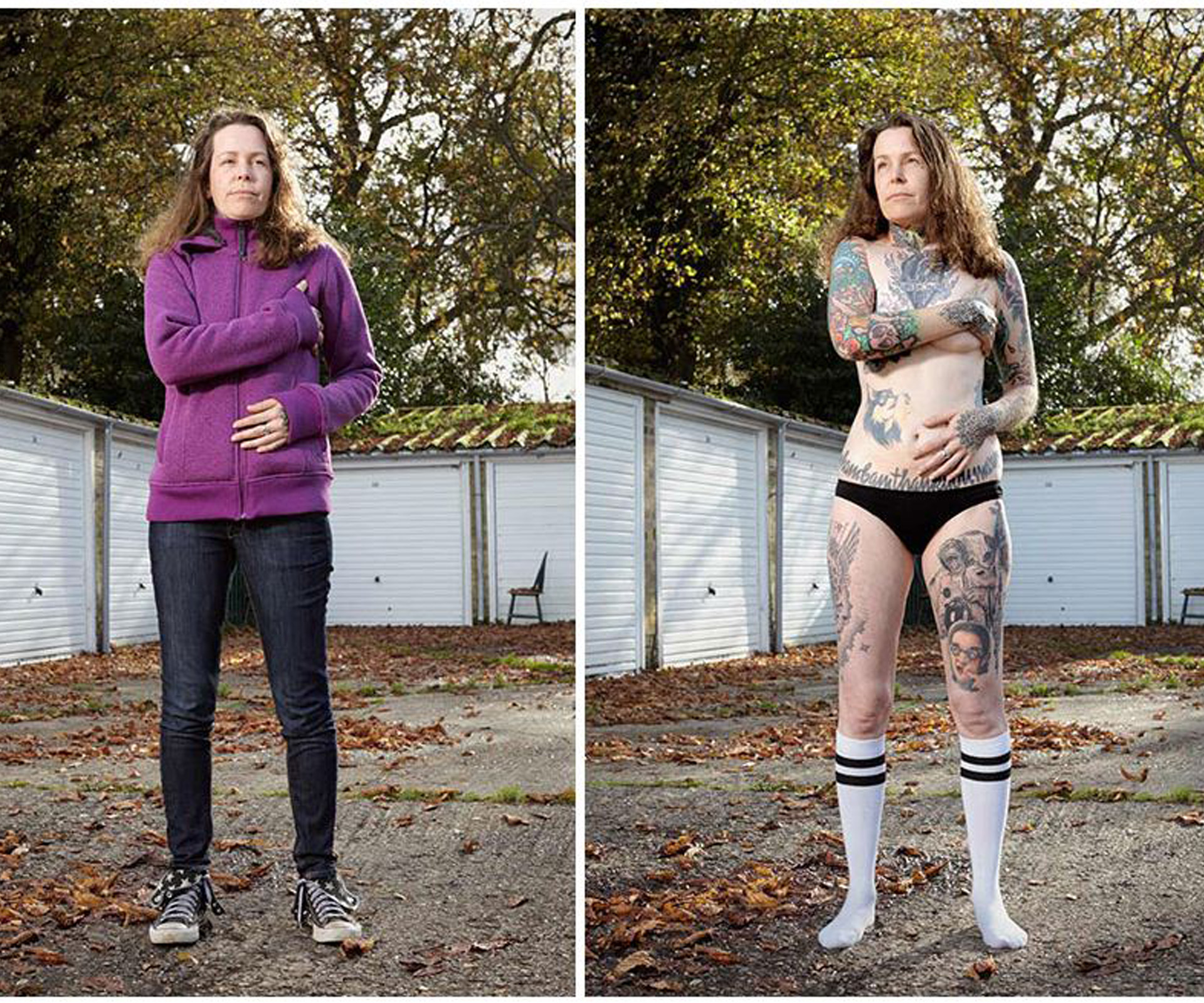 Tattoos uncovered in powerful series by photographer