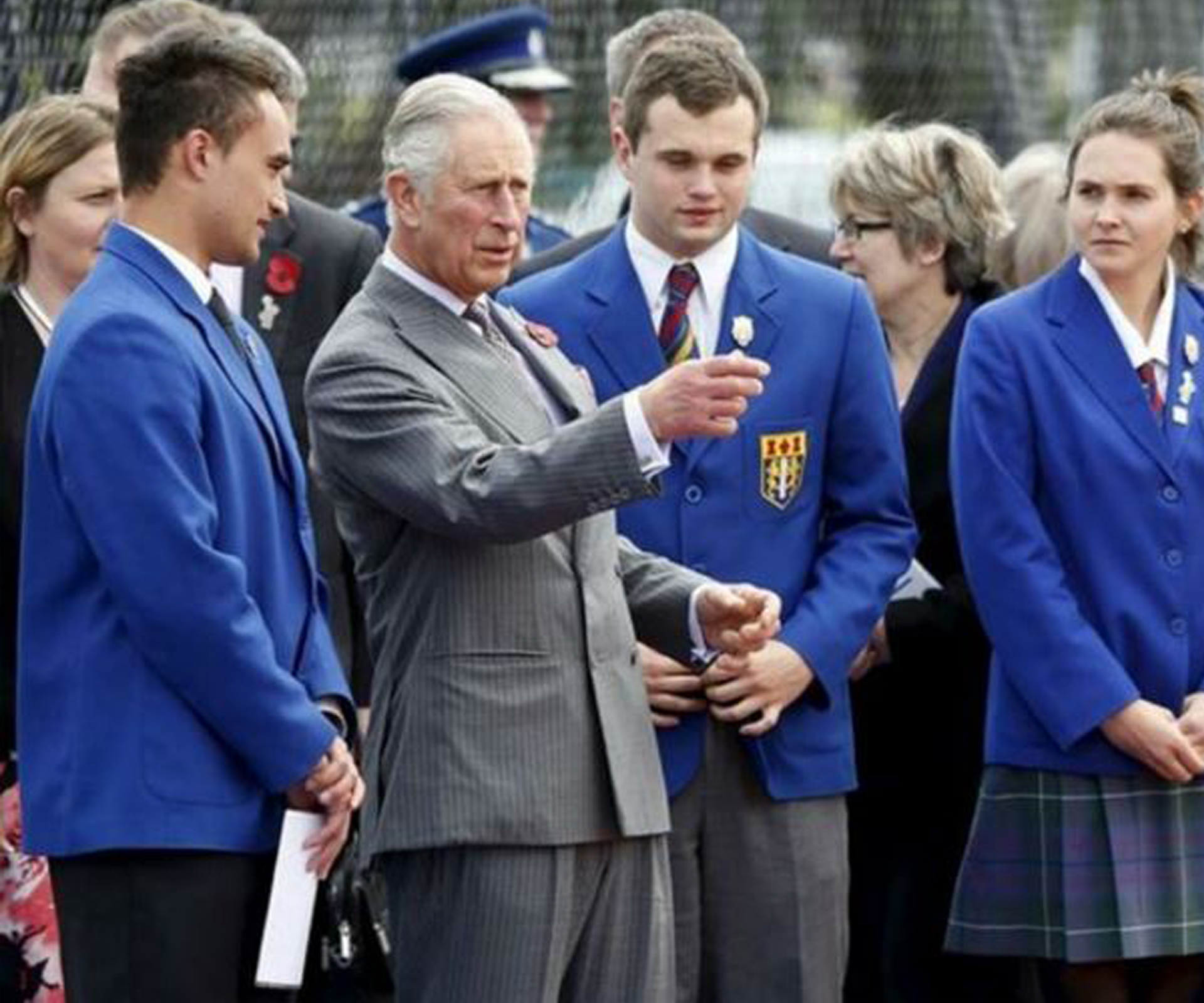NZ Royal Tour: Kiwi kids greet Prince Charles with a haka