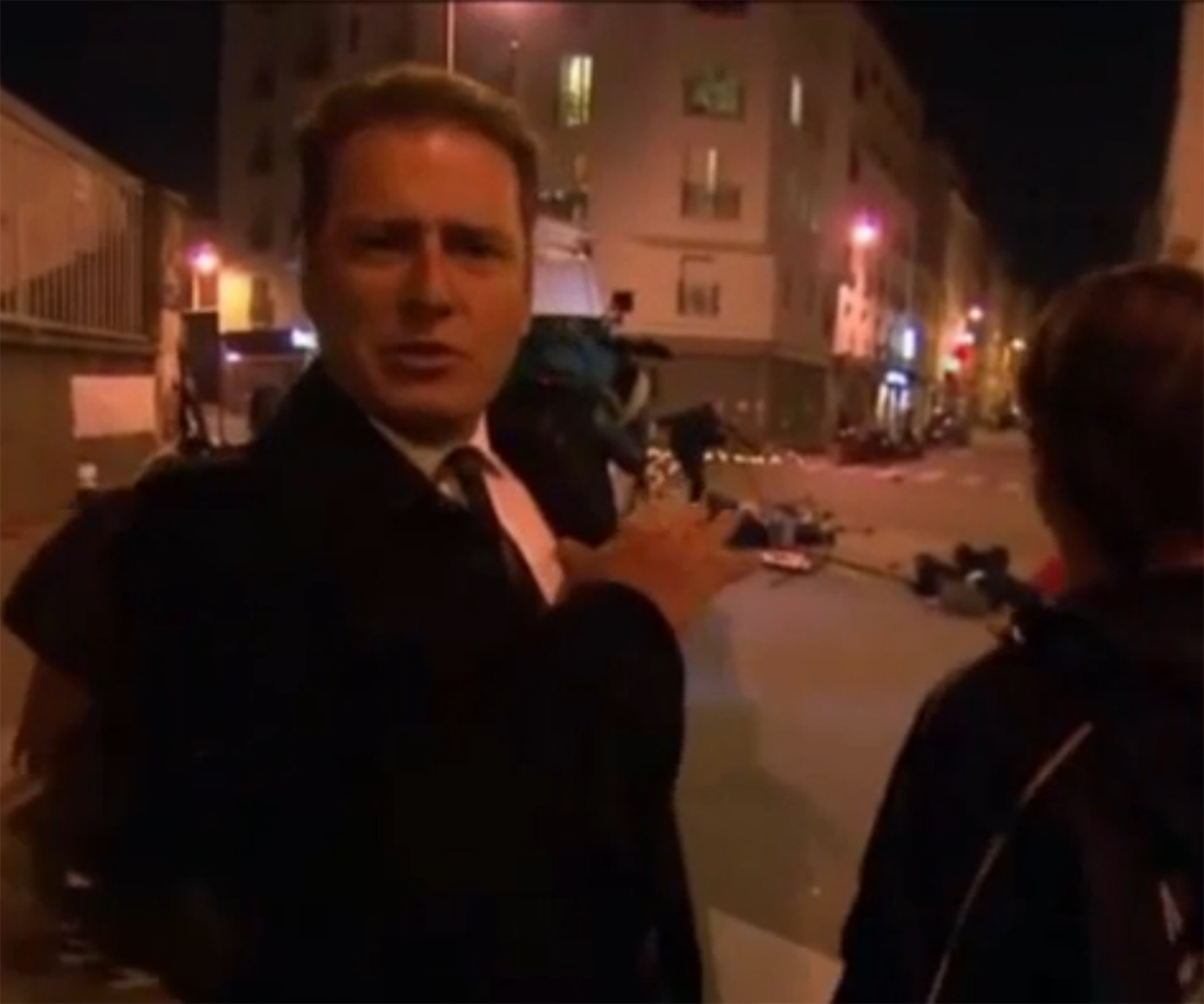 Karl Stefanovic caught in panic on the streets of Paris before live cross