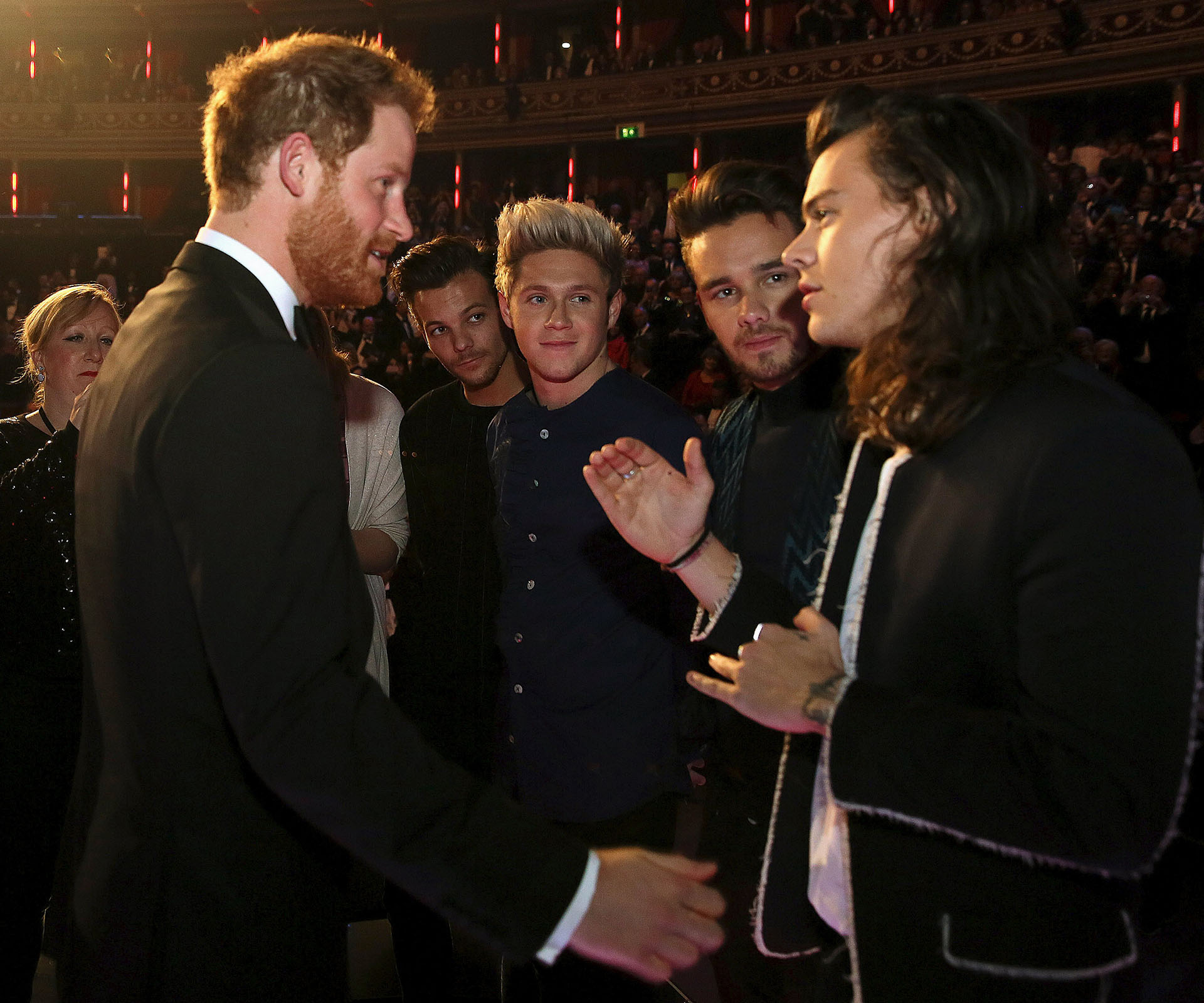 Prince Harry quizzes pop prince Harry Styles