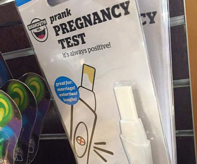 Store forced to remove prank pregnancy test from shelves