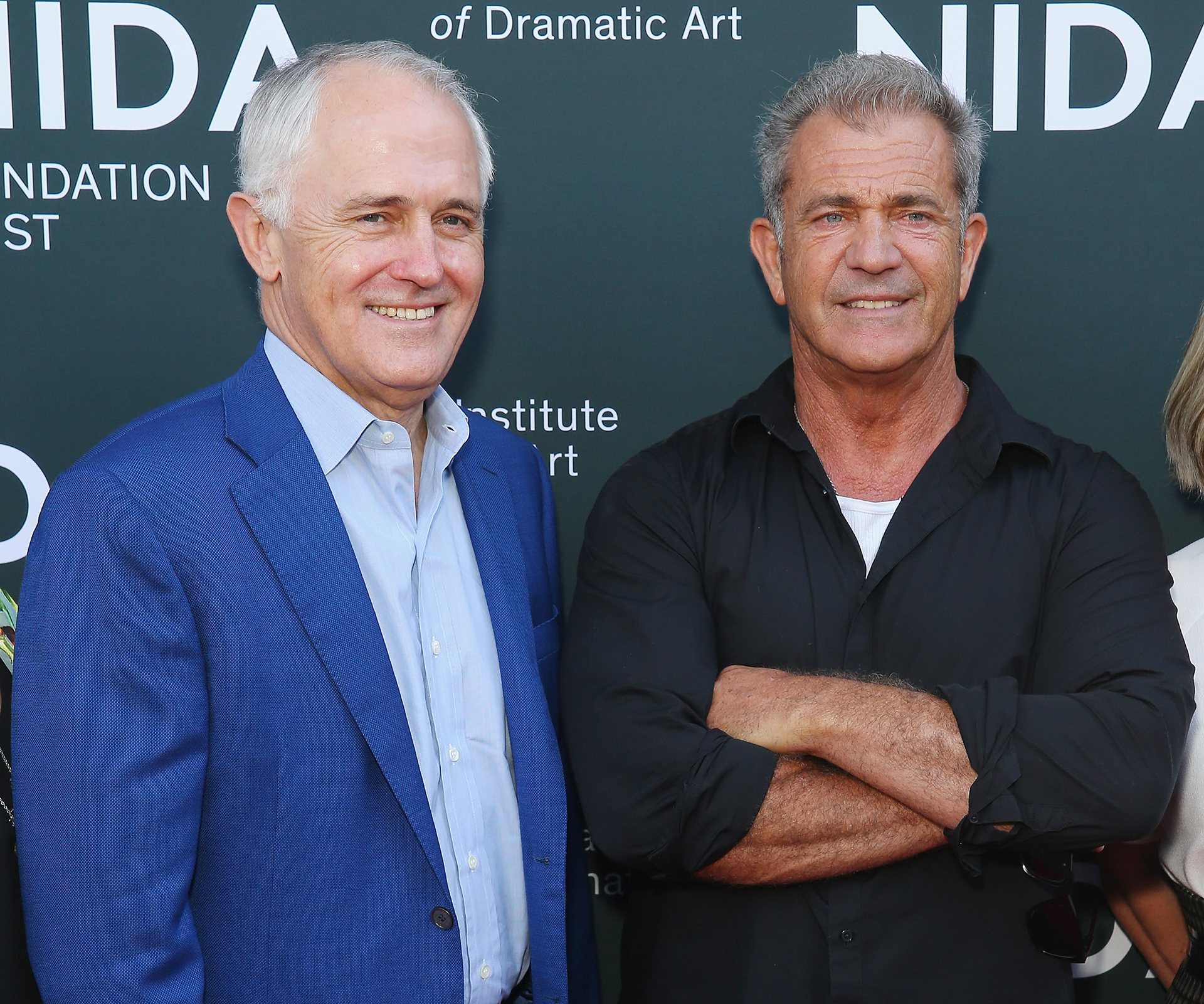 Malcolm Turnbull and Mel Gibson team up to open NIDA arts school