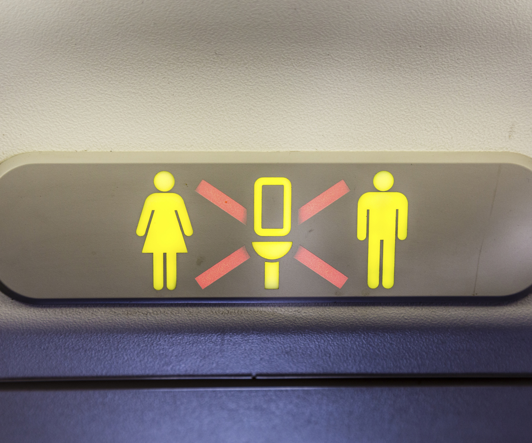 The dirtiest place on a plane is not the bathroom