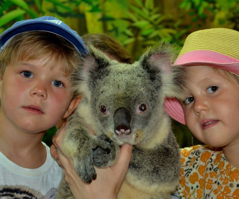 Princess Mary’s twins pose with koala for their fifth birthday