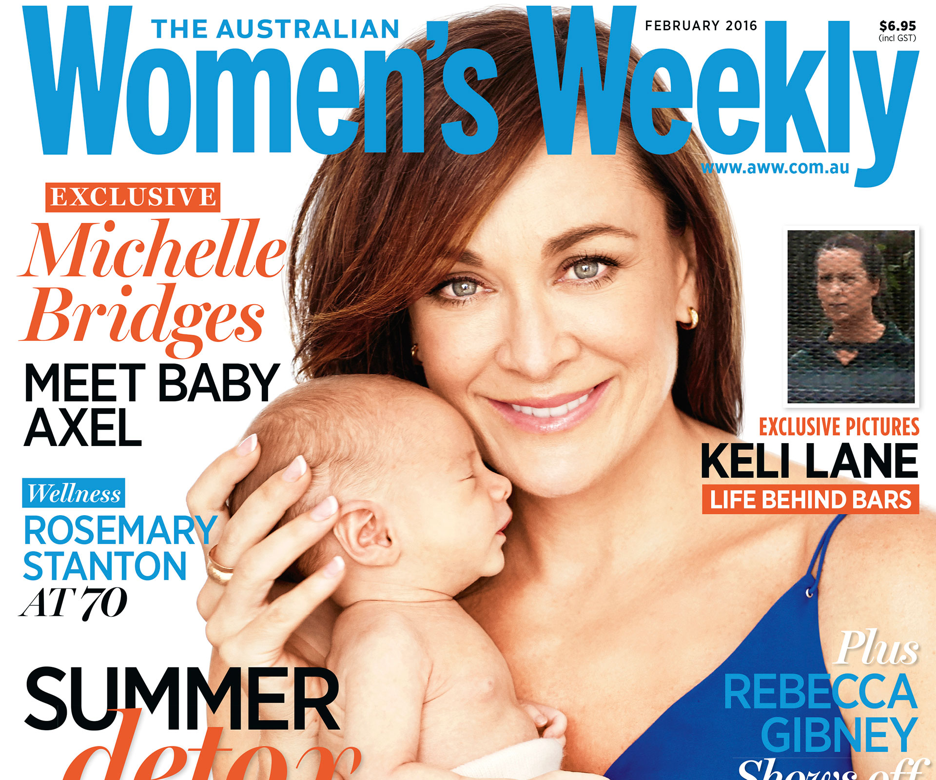 Exclusive: Michelle Bridges introduces baby Axel