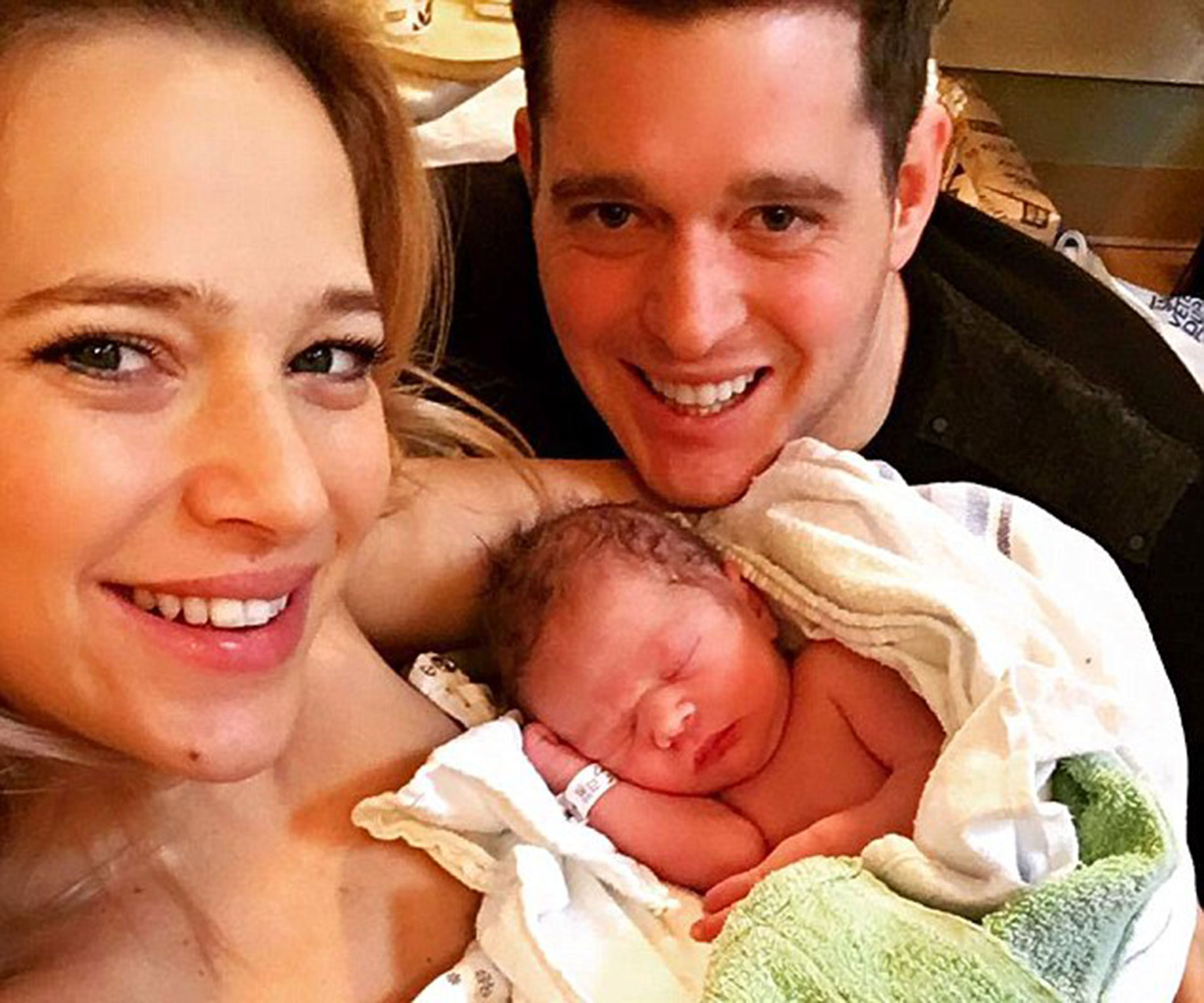 Michael Buble welcomes second son